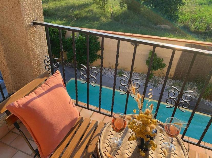Le Petit Bali Spacieuse Villa Pour 8 Avec Piscine Saint-Cyprien Kültér fotó