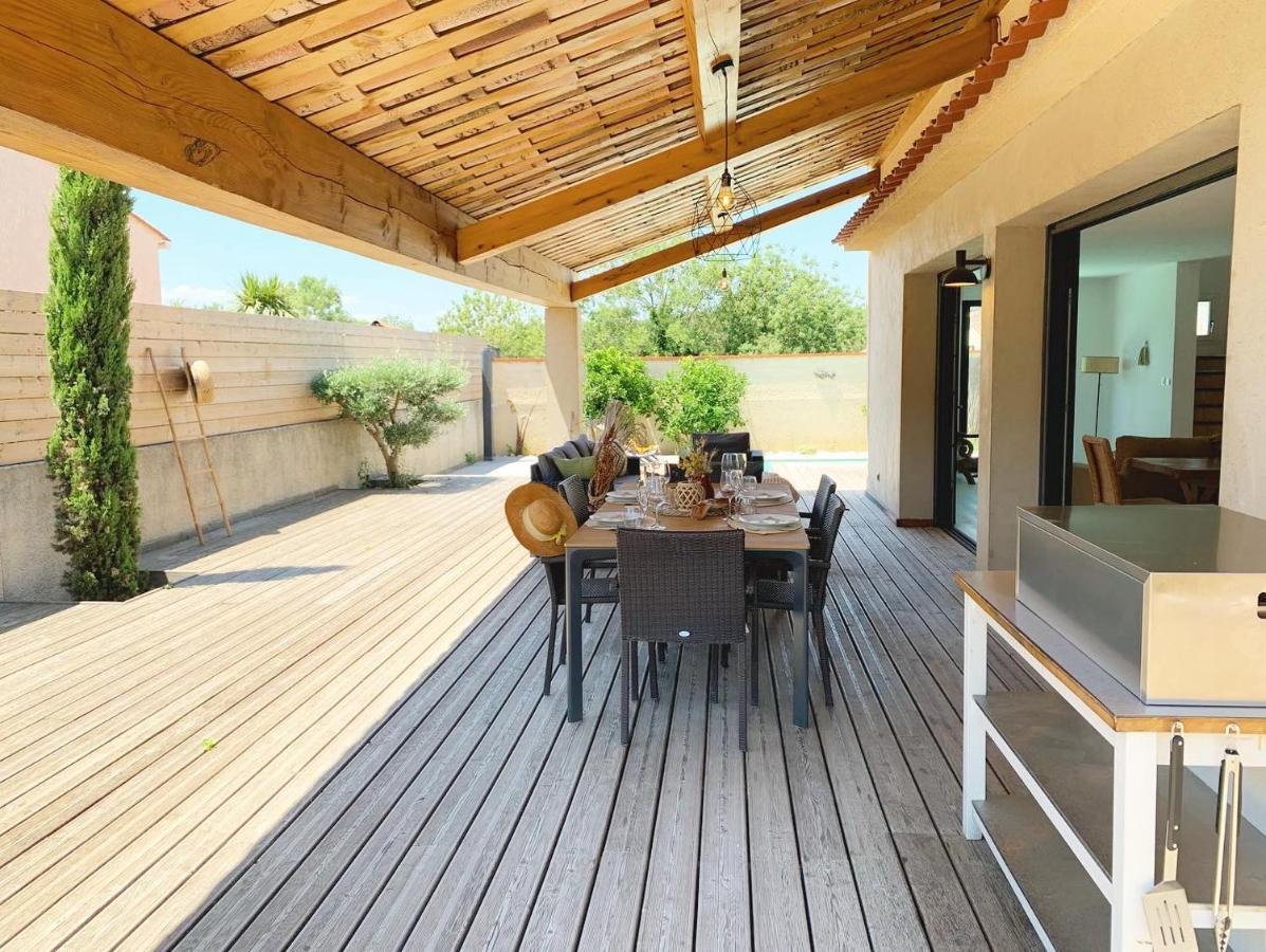 Le Petit Bali Spacieuse Villa Pour 8 Avec Piscine Saint-Cyprien Kültér fotó
