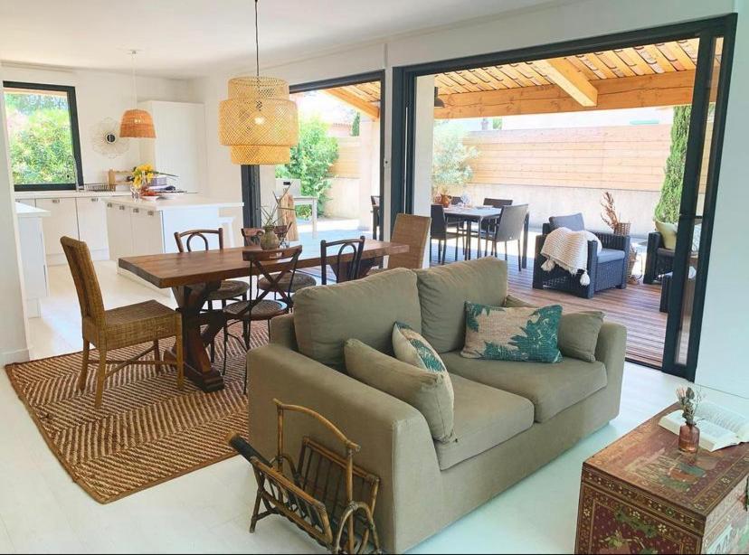Le Petit Bali Spacieuse Villa Pour 8 Avec Piscine Saint-Cyprien Kültér fotó