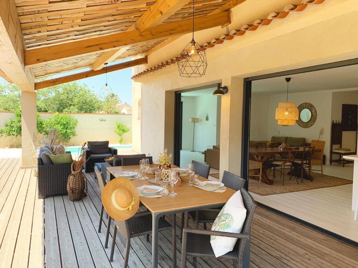 Le Petit Bali Spacieuse Villa Pour 8 Avec Piscine Saint-Cyprien Kültér fotó