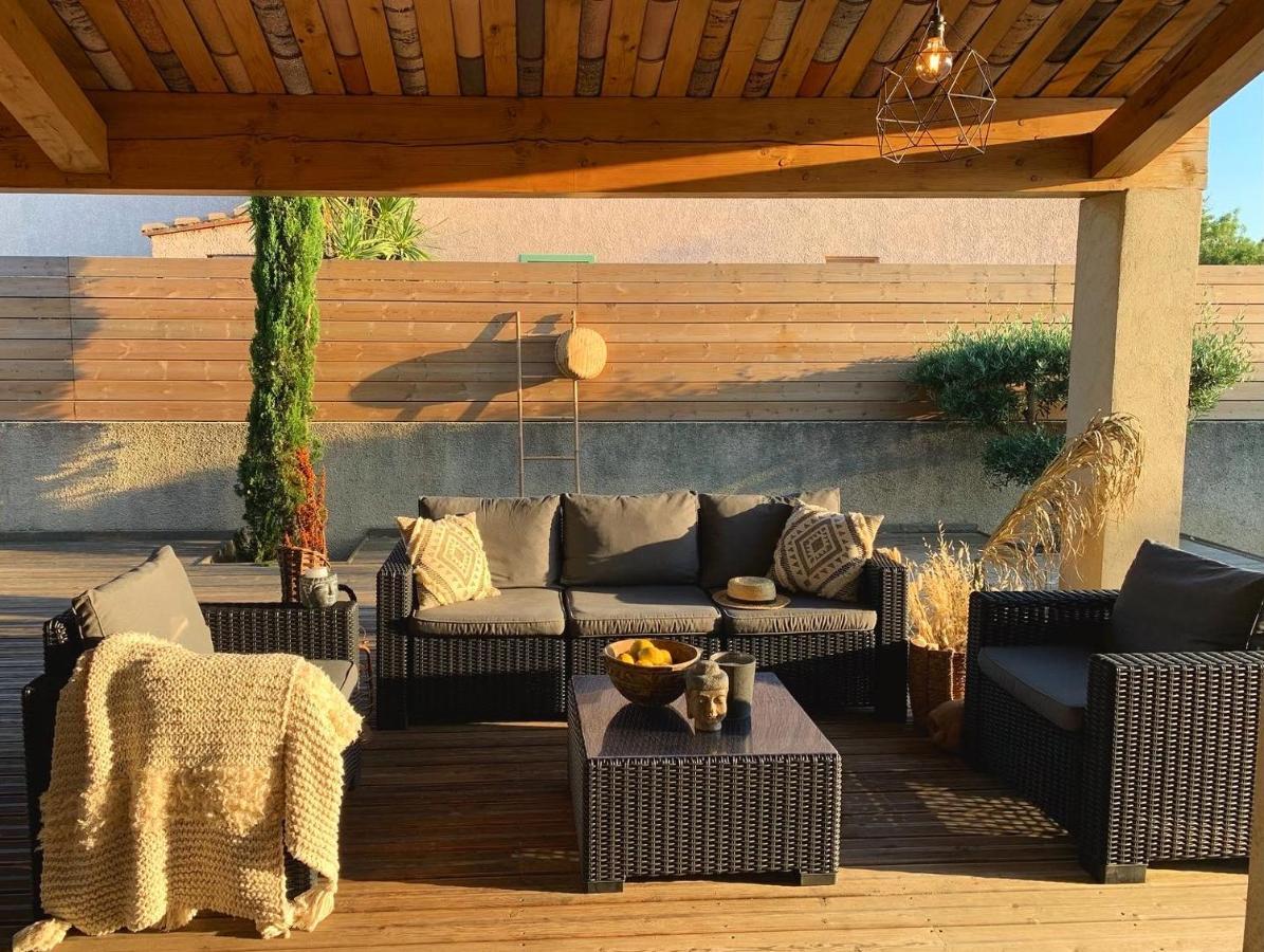 Le Petit Bali Spacieuse Villa Pour 8 Avec Piscine Saint-Cyprien Kültér fotó